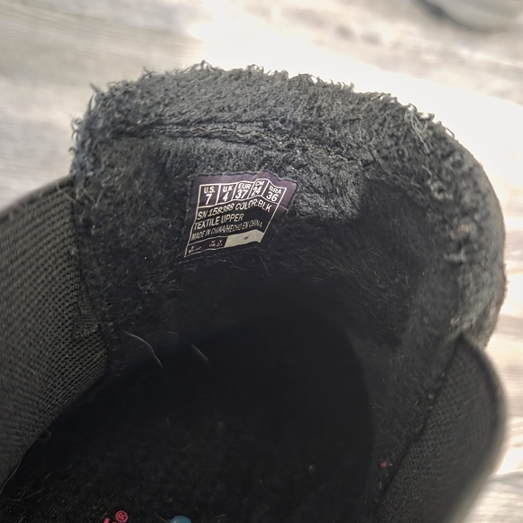 Skechers Women's Reggae Fest 2.0 New Yorker Memory Foam Black Size 7 - Picture 4 of 8